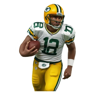 Green Bay packers quarterback #10 sticker