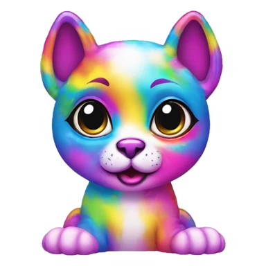 lisa frank planet sticker