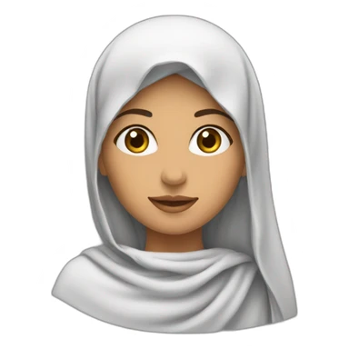 fille marocaine avec un drapeau du maroc  sticker