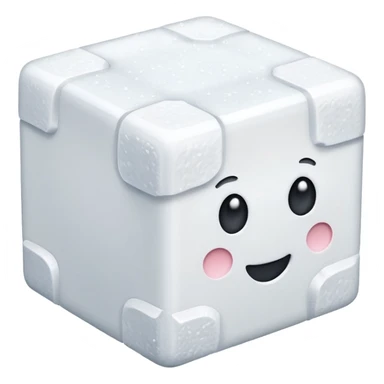 Single Sugar cube sticker