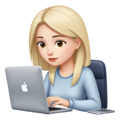 Can u do this girl online shopping on a computer  sticker