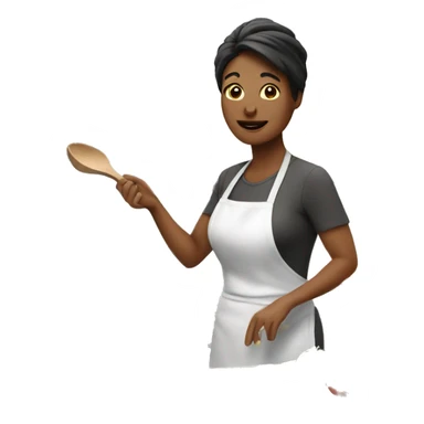 Mom cooking sticker