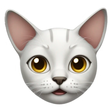 Cat raising an eyebrow sticker