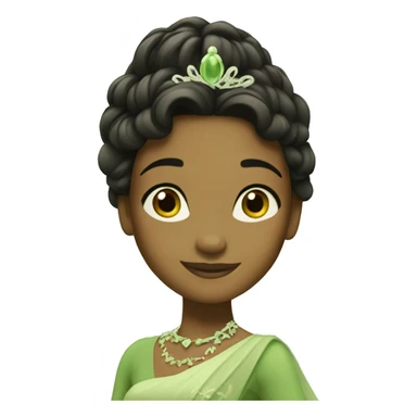 tiana princess sticker