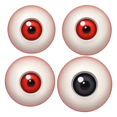 Ugly eyeballs sticker