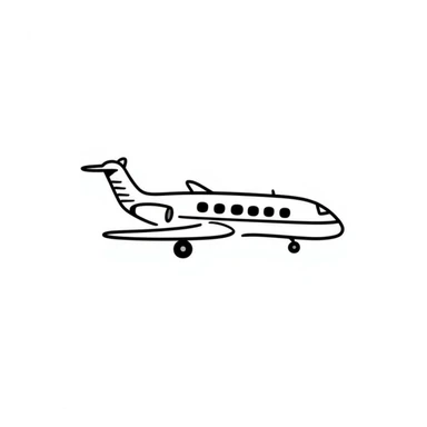 Airplane sticker