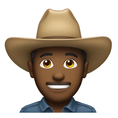 Use a Photo of myself with a cowboy hat sticker