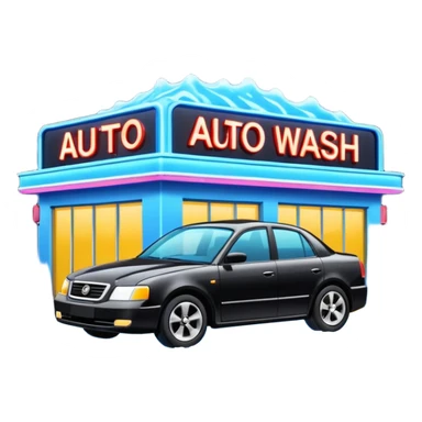 avto car wash sticker