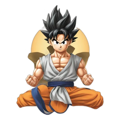 Son Goku of the Dragon Ball manga sticker