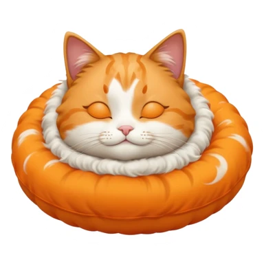 a cat floating in space sticker