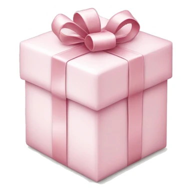 Light pink Christmas gifts under a white Christmas tree  sticker