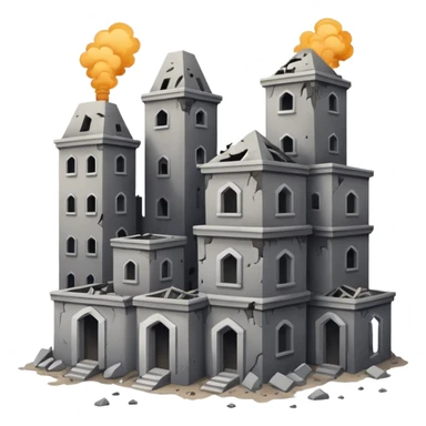 City being destroyed sticker