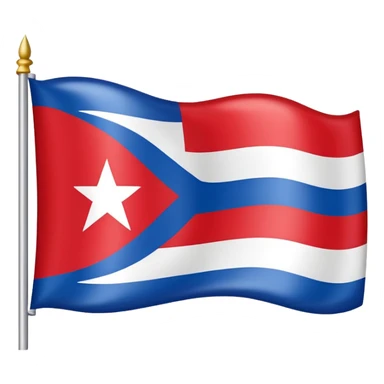 cuban flag sticker