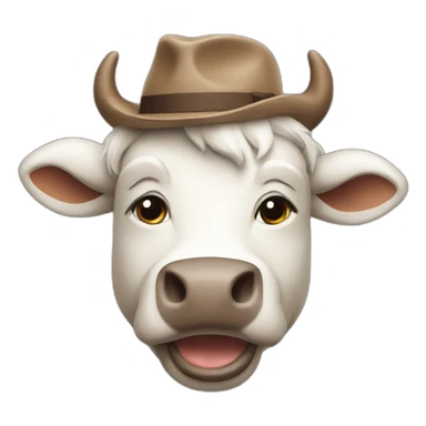 Chat sur vache sticker