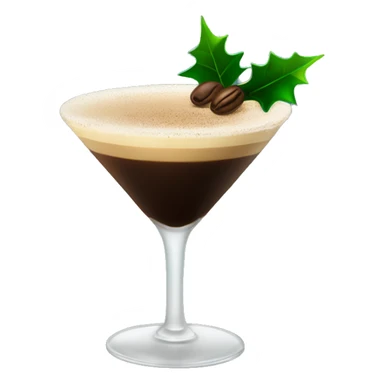Christmas espresso martini sticker