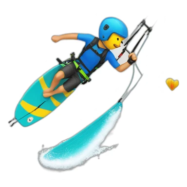 kitesurfing sticker