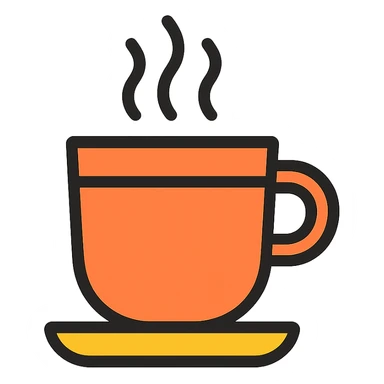 coffee cup sticker
