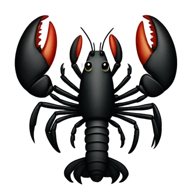 black lobster sticker
