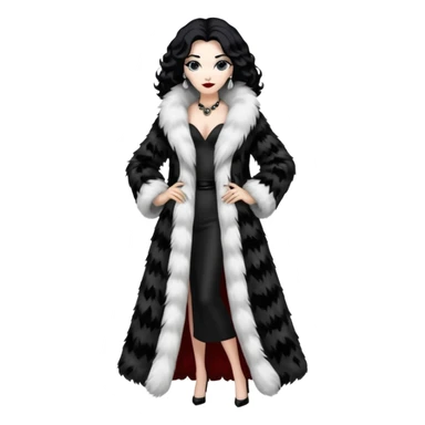 Cruella de vil whole body sticker