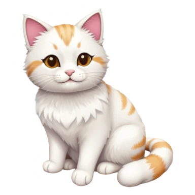 Cat on a boat  sticker