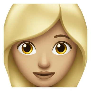 Beautiful long blonde haired woman sticker