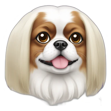 Japanese chin dog sticker