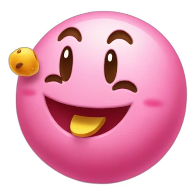 Kirby eat a chaur sticker