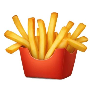 french fries sticker