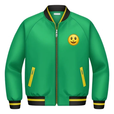 green "master's" jacket emoji sticker