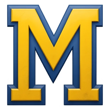 Michigan Wolverines logo sticker