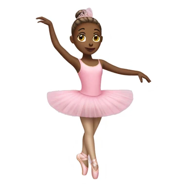 Pink ballerina  sticker