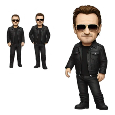 Bono u2 sticker