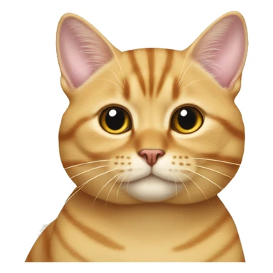 scottish-straight golden cinchilla cat sticker