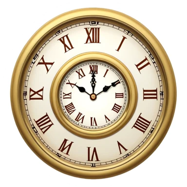 Alice in wonderland clock where all the numbers say Now! sticker