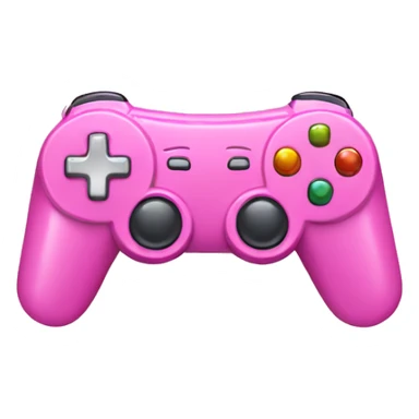 pink gaming console sticker