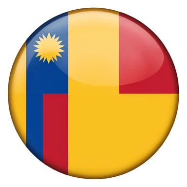 Bandera de colombia circular sticker