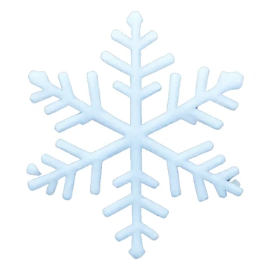 snow flakes sticker