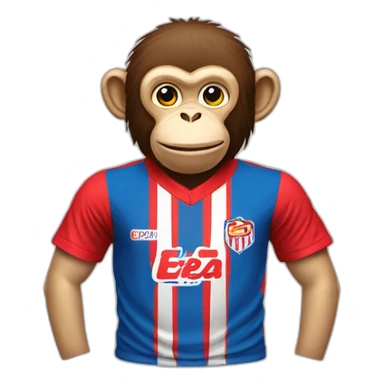 Monkey shirt Sporting Gijón sticker