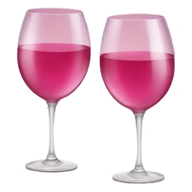 Pink wine sticker