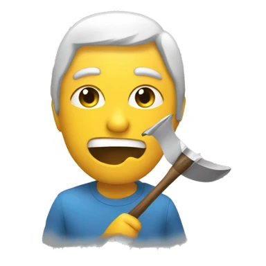 Un misil entando en un agujero sticker