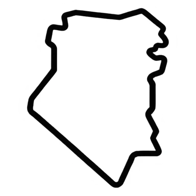 jordan map icon black and white no background sticker