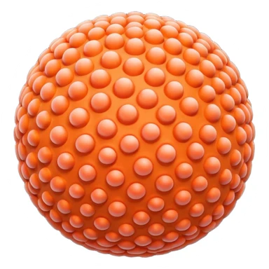 coral sphere. sticker