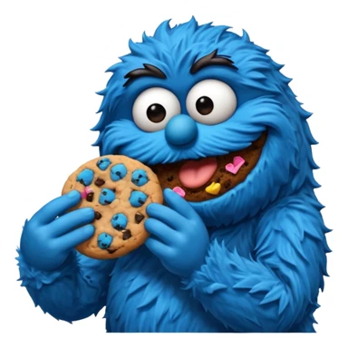 Cookie monster sticker