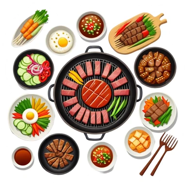 Korean bbq sticker