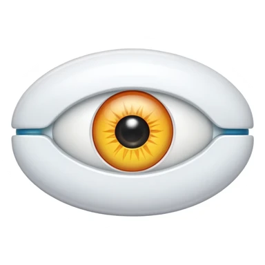 Pill with and eyeball inside  sticker
