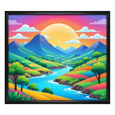 La haut dessin animé sticker