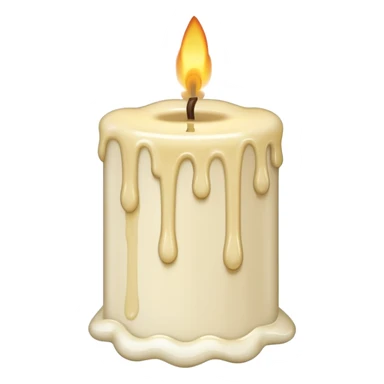 Candle with big wax drip









































 sticker