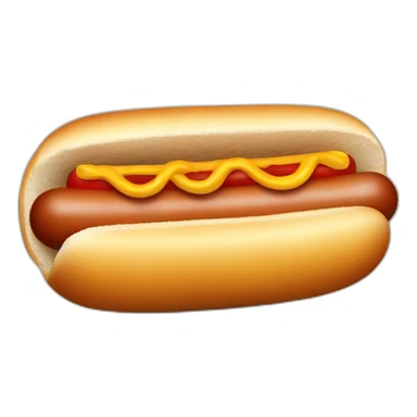 Un chien hot dog sticker