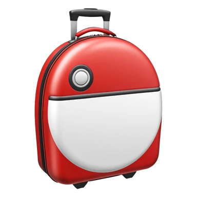 pokéball luggage  sticker