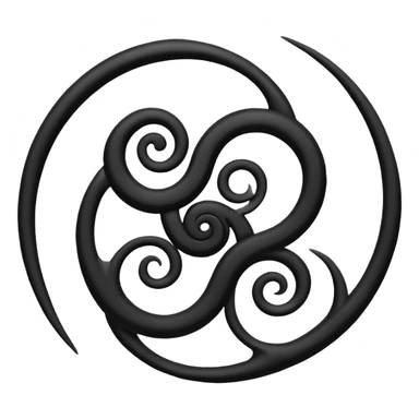 Triskelion faça um emoji desse símbolo  sticker